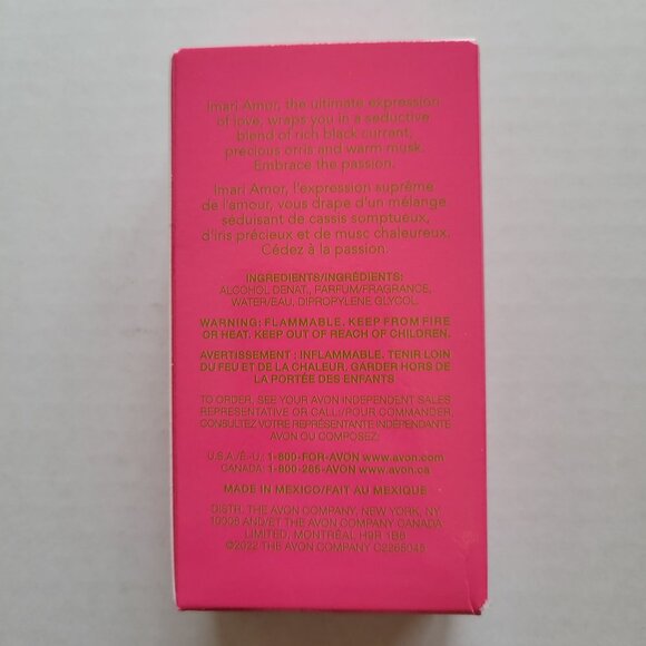 Avon Imari Amor Eau De Parfum Spray 50ml Floral Warm Musk Notes - Picture 2 of 5